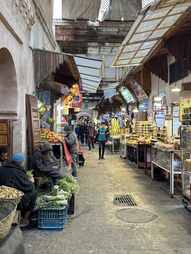 Traditional Food Market in Fez
